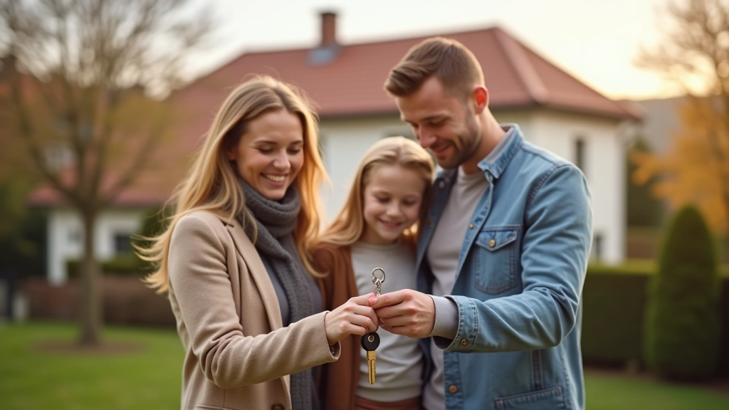 Rodina se raduje z nového domova