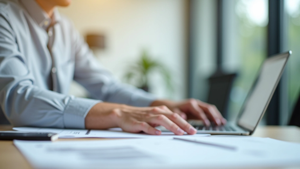 Počítač se spreadsheetem finančního plánu, kalkulačka a poznámkový blok na pracovním stole