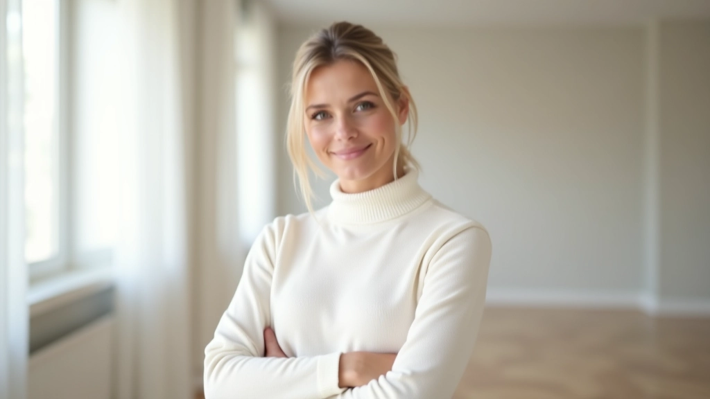 Žena plánuje koupi bytu s finančním plánem